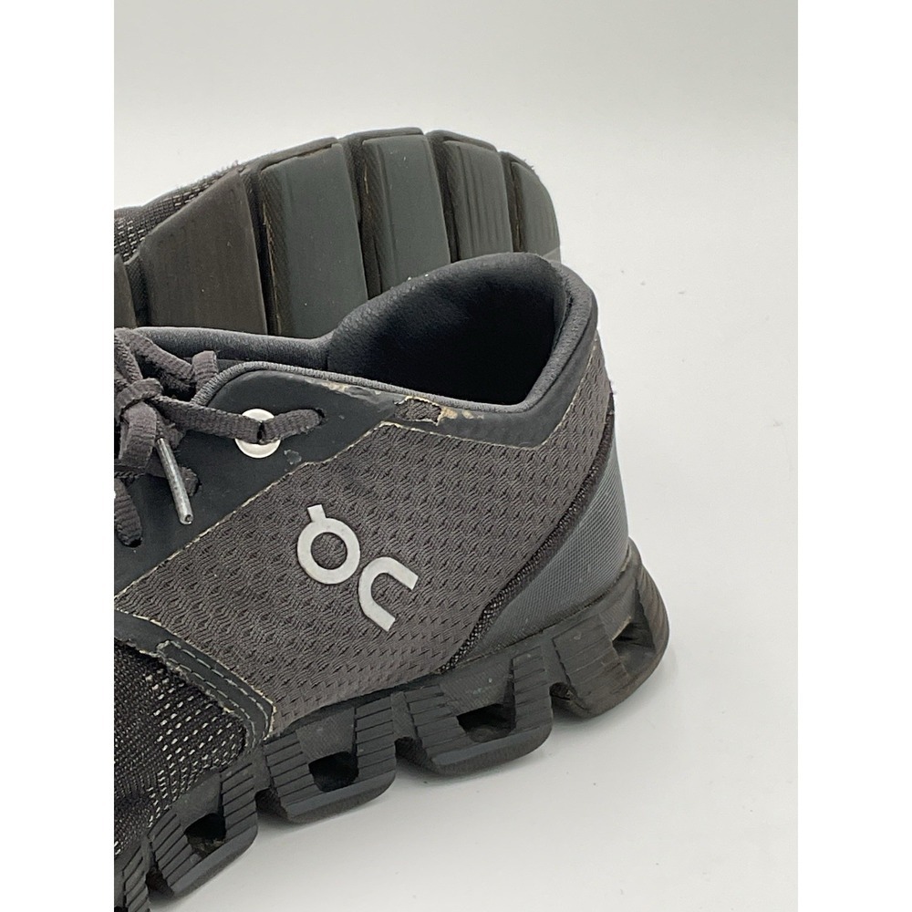 On Cloud X Women's Running Shoe Size 9 Black Sneaker Lace Up 650 Training Runner - Picture 14 of 16